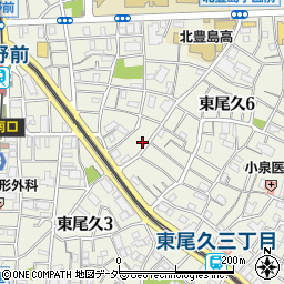 熊野前かと内科医院周辺の地図