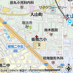 東京都板橋区大山町16周辺の地図