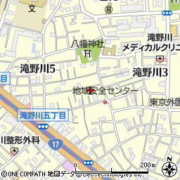 東京都北区滝野川5丁目20-9周辺の地図