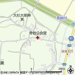 寺台公会堂周辺の地図