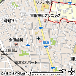 コージュ第二鎌倉周辺の地図