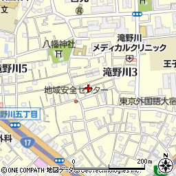 東京都北区滝野川3丁目34-8周辺の地図