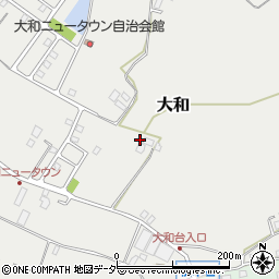 千葉県富里市大和周辺の地図