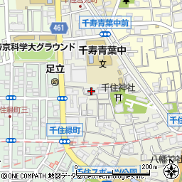 東京都足立区千住宮元町23周辺の地図