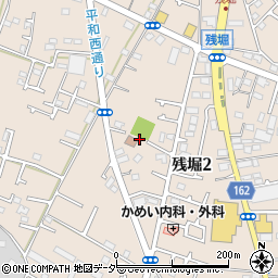 東京都武蔵村山市残堀2丁目22周辺の地図