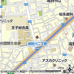 東京都北区滝野川2丁目26周辺の地図