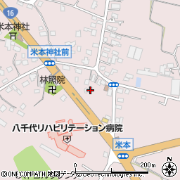 千葉県八千代市米本2026周辺の地図