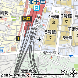 東京都足立区千住旭町1周辺の地図
