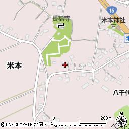千葉県八千代市米本1593周辺の地図