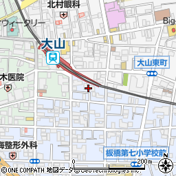 東京都板橋区大山金井町38周辺の地図