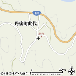 京都府京丹後市丹後町此代1325周辺の地図