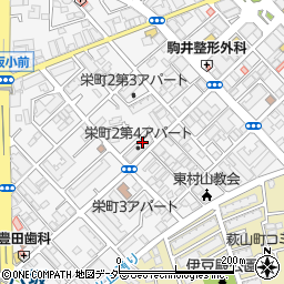 巴里院久米川店周辺の地図
