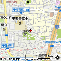 東京都足立区千住宮元町25周辺の地図