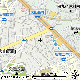 東京都板橋区大山西町12周辺の地図