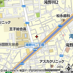 東京都北区滝野川2丁目26-6周辺の地図