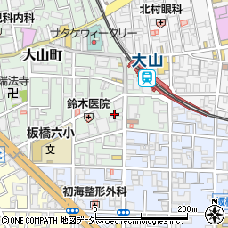 東京都板橋区大山町9周辺の地図