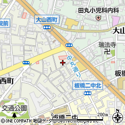 東京都板橋区大山西町6周辺の地図