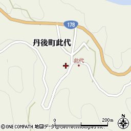 京都府京丹後市丹後町此代1281周辺の地図