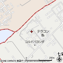 千葉県富里市七栄533周辺の地図