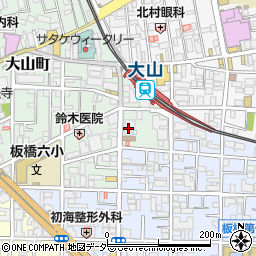 東京都板橋区大山町3周辺の地図