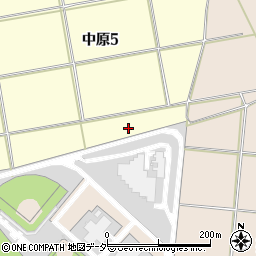 東京都武蔵村山市中原5丁目25周辺の地図