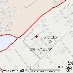 千葉県富里市七栄533-85周辺の地図
