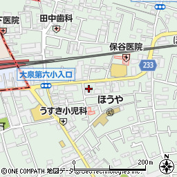 練馬南大泉四郵便局周辺の地図