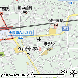 練馬南大泉四郵便局周辺の地図