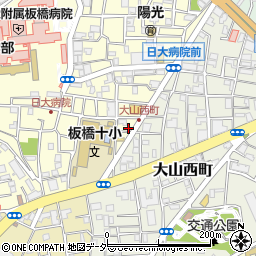 フジ薬局板橋大山店周辺の地図
