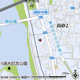 サニーセトル弐番館周辺の地図