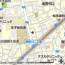 東京都北区滝野川2丁目27周辺の地図
