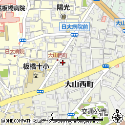 東京都板橋区大山西町68周辺の地図