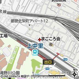 直井タイル工事株式会社周辺の地図