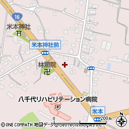 千葉県八千代市米本2029周辺の地図