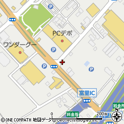大阪王将富里インター店周辺の地図