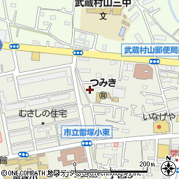 有料老人ホーム武蔵村山学園周辺の地図