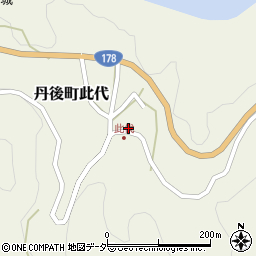 京都府京丹後市丹後町此代1317周辺の地図