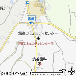 飯高コミュニティセンター周辺の地図