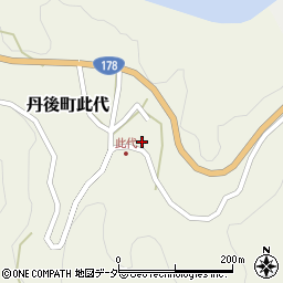 京都府京丹後市丹後町此代1340周辺の地図