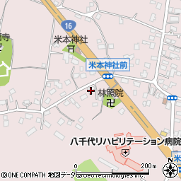 千葉県八千代市米本1670周辺の地図