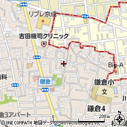 東京都葛飾区鎌倉4丁目15-15周辺の地図