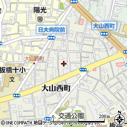 東京都板橋区大山西町64周辺の地図