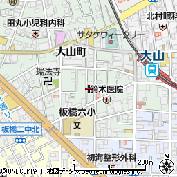 東京都板橋区大山町14周辺の地図