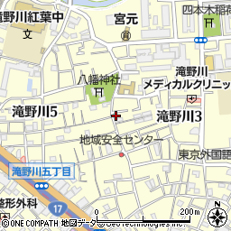 東京都北区滝野川3丁目45-4周辺の地図