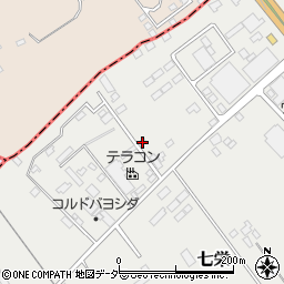 千葉県富里市七栄533-110周辺の地図