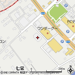 千葉県富里市七栄1004-2周辺の地図