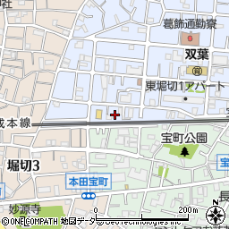 東京都葛飾区東堀切1丁目12周辺の地図