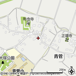千葉県佐倉市青菅49周辺の地図