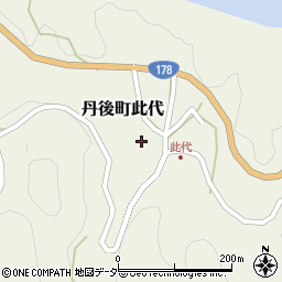 京都府京丹後市丹後町此代1284周辺の地図