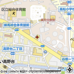 モビリティ東京　谷原目白通り店周辺の地図